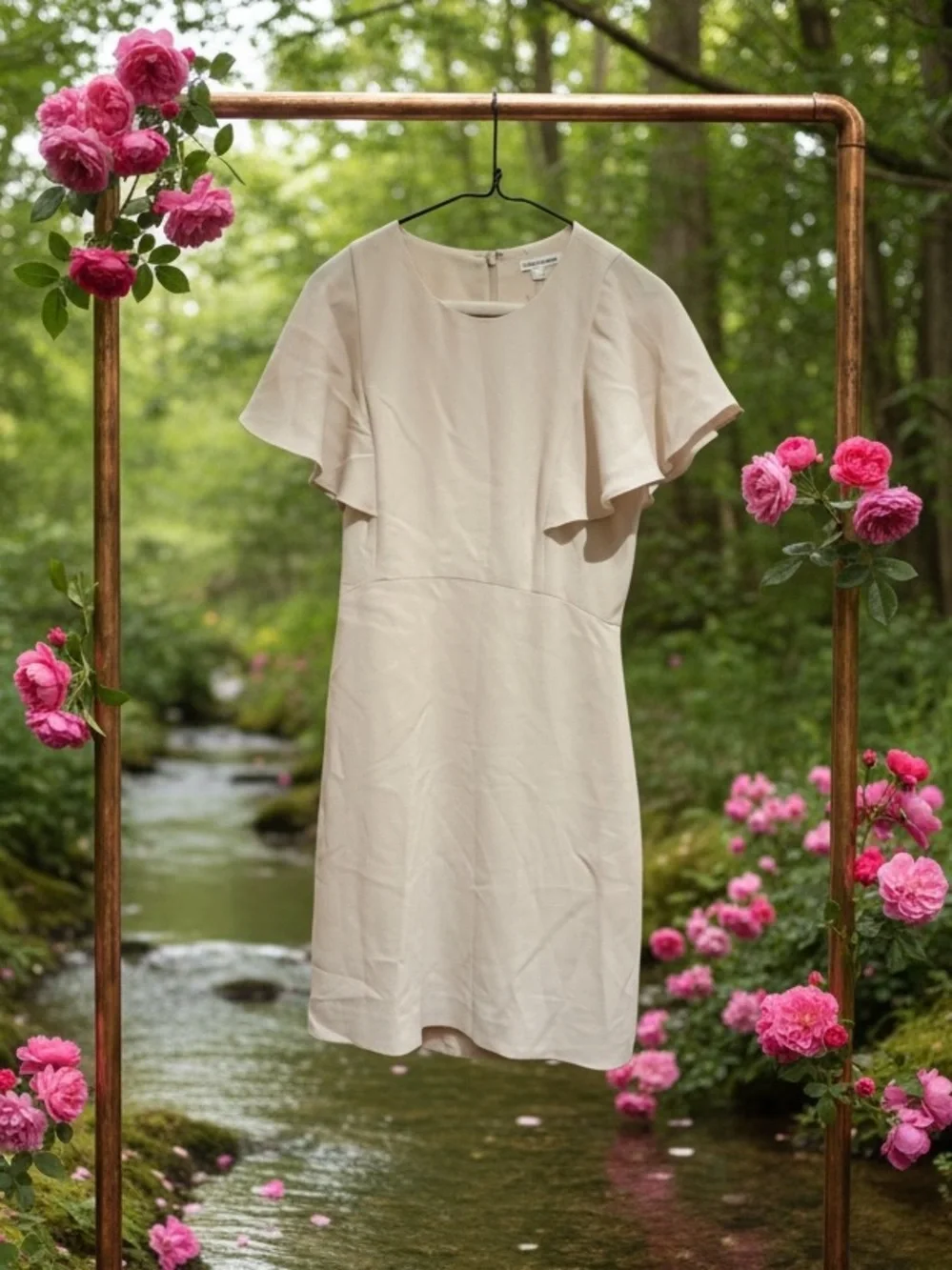 Club Monaco, blush pink dress